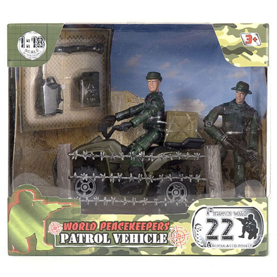 Игровой набор World Peacekeepers, Патруль, 2 шт, MC77019, в ассортименте