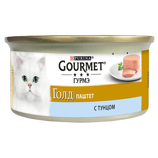 Корм для животных Gourmet, 85 г, паштет, тунец