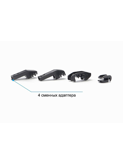 Щетка стеклоочистителя Lucky way, бескаркасная, 22"/55 см, SCHET161