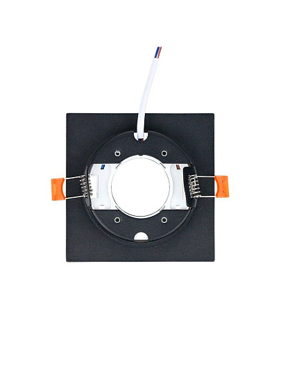 Светильник встраиваемый Элегия, GX53, квадратный, черный, General Lighting Systems, GCL-GX53-H38