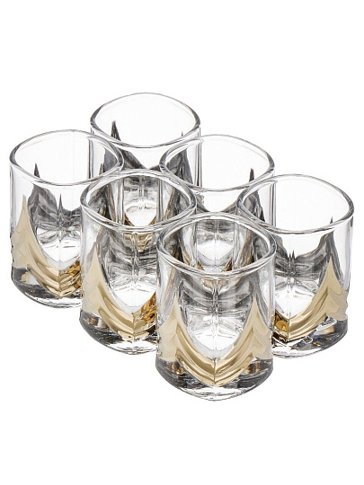 Рюмка 60 мл, стекло, 6 шт, Glasstar, Триумф 4, N_600_4
