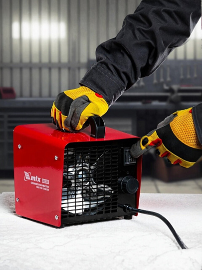 Пушка тепловая электрическая, МТХ, SHCL-3000, 3 кВт, 480 м³/ч, керамический элемент, 3 режима, квадратная, 96403