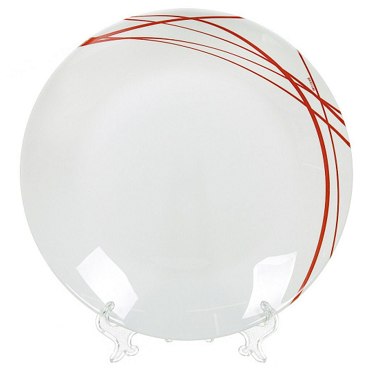 Сервиз столовый стекло, 18 предметов, на 6 персон, Luminarc, Domitille Red, P3363