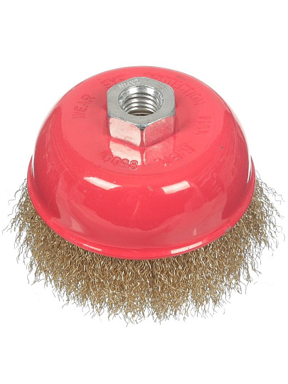 Щетка для УШМ Bartex, 100 мм, чашка, гайка М14, 995100