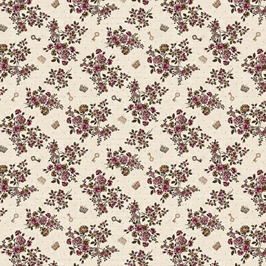 Скатерть Meiwa, 1.22х1.52 м, ПВХ на нетканой основе, F-198 AZ, в рулоне 10 штук, белый, коричневая