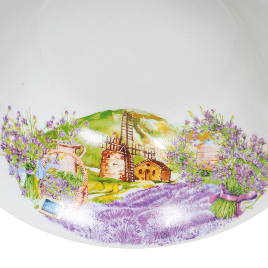 Салатник фарфор, круглый, 0.68 л, Лаванда, Дулевский фарфор, 092412/094212, в ассортименте