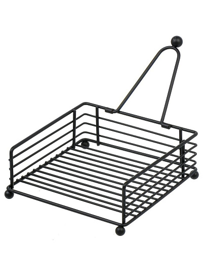Салфетница металл, 18х18х7 см, Y4-7904