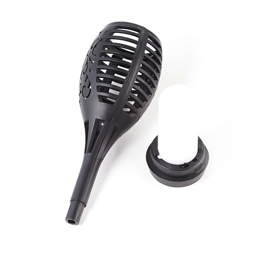 Фонарь садовый Uniel, Small Torch-1 USL-S-184/PM495, на солнечной батарее, грунтовый, пластик, 7.5х49.5 см