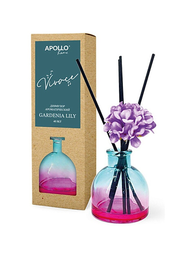 Аромадиффузор Apollo, 40 мл, Gardenia lily, Vivace, D-VVW-40