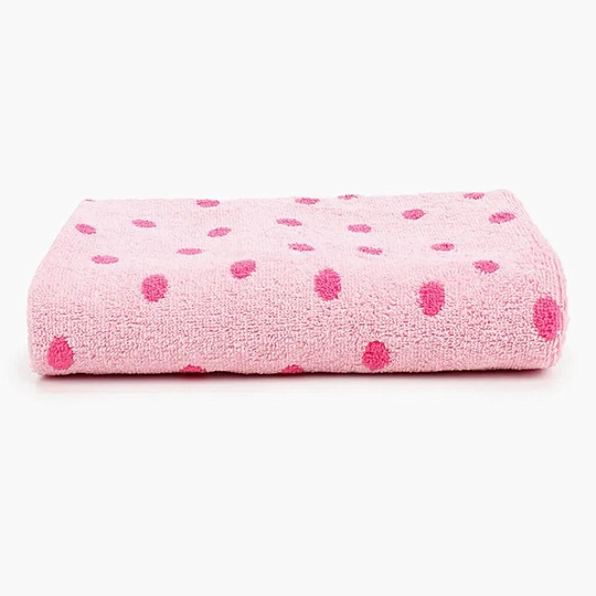 Полотенце банное 50х90 см, 100% хлопок, 460 г/м2, Sweet strawberry 10000, Cleanelly, розовое, Россия