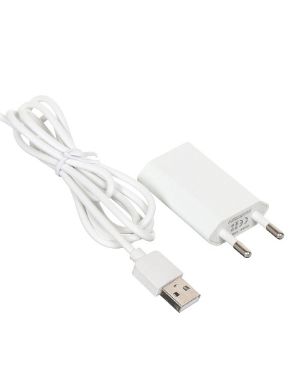 Светильник настольный на подставке, USB+адаптер, белый, абажур белый, SPE17156-27/333942