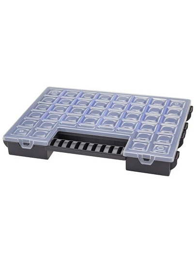 Ящик-органайзер для инструментов, 36х27.5х5 см, пластик, Idea, М 2985