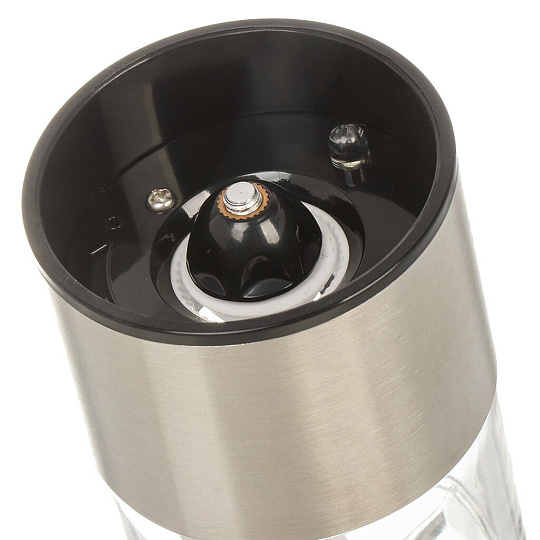 Мельница для специй нержавеющая сталь, пластик керамика, 22 см, электрическая, Gipfel, Tropica, 9148