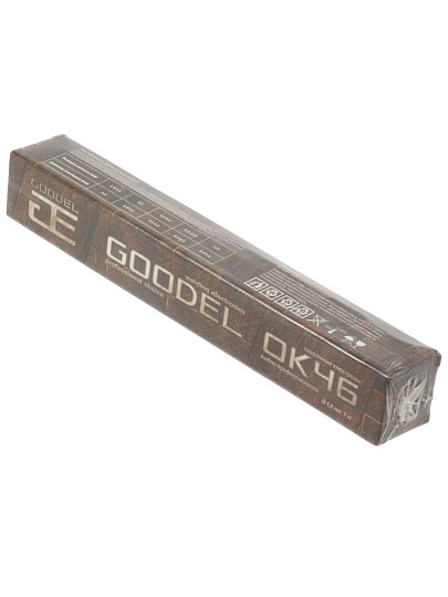 Электроды Goodel, Goodel-ОК46, 5х450 мм, 7 кг, картонная коробка