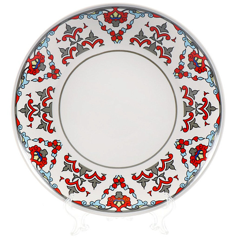 Тарелка обеденная, керамика, 26 см, круглая, Марракеш, Daniks