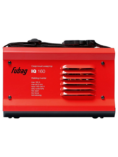 Сварочный аппарат инверторный, Fubag, IQ 160, 3.9 кВт, 160 А, электрод