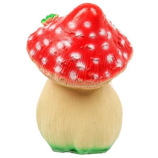 Фигурка садовая, Мухомор с лягушкой, 35х26 см, гипс, 441