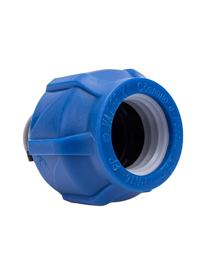 ПНД уголок d25х3/4", наружная резьба, Valfex