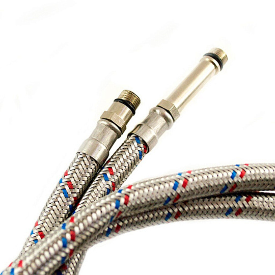 Подводка для воды М10-1/2"х0.3 м, пара, сталь, ELKA