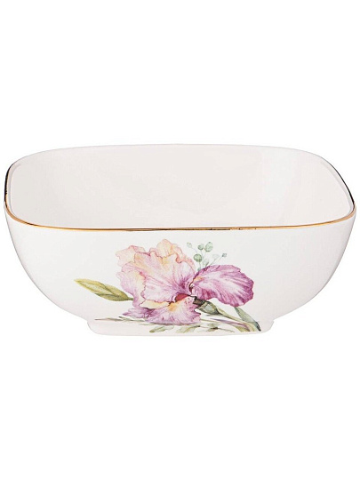 Салатник фарфор, квадратный, 15х5.5 см, подарочная упаковка, Irises, Lefard, 590-348