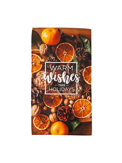 Набор кухонный 2 шт, 40х73 см (полотенце, формочки для печенья 3 шт), 100% хлопок, Теплые пожелания, 5081040