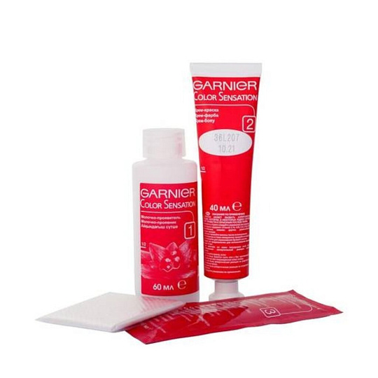 Краска для волос, Garnier, Color Sensation, 1.0, драгоценный черный агат, 110 мл