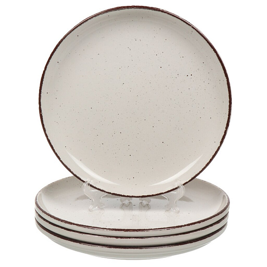Сервиз столовый керамика, 16 предметов, на 4 персоны, Daniks, White Fusion