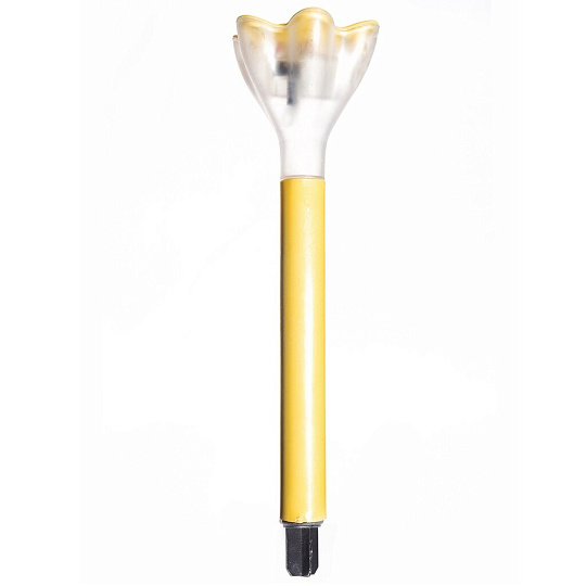 Фонарь садовый Uniel, USL-С-419/PT305, на солнечной батарее, грунтовый, пластик, 6х30.5 см, желтый