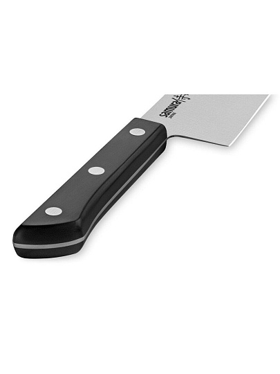 Нож кухонный Samura, Harakiri, сантоку, нержавеющая сталь, 17.5 см, рукоятка пластик, SHR-0095B/K