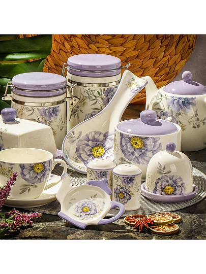 Подставка для чайных пакетиков, доломит, фигурная, Daniks, Флорина