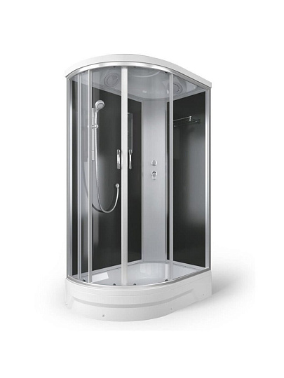 Душевая кабина 120х80х226 см, правый, поддон 26 см, тонированная, Erlit, ER351226R-C4-RUS