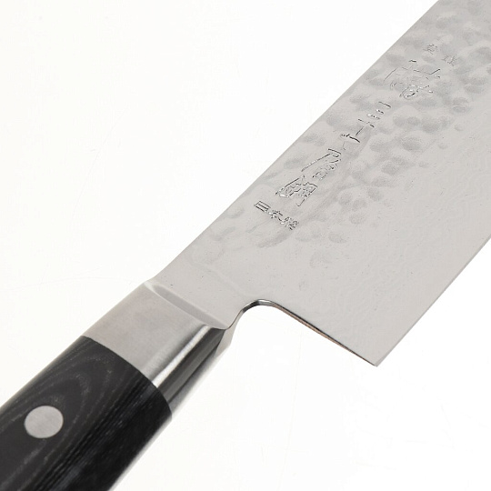 Нож кухонный Yaxell, шеф-нож, дамасская сталь, 20 см, рукоятка композит, YA35500