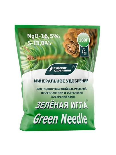 Удобрение Зелёная игла, 100 г, БХЗ