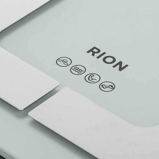 Весы напольные электронные, Rion, Smart PT-726, стекло, до 150 кг, 30х30 см, LCD-дисплей, серебро