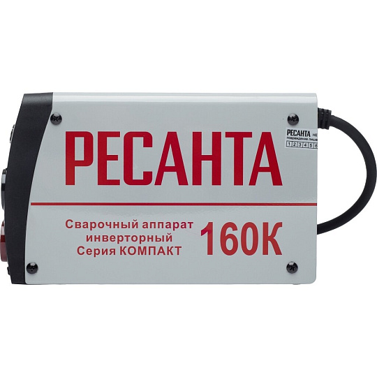 Сварочный аппарат инверторный, Ресанта, САИ-160 Компакт, 5.9 кВт, 160 А, электрод