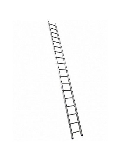 Лестница приставная, 1 секция, 18 ступеней, алюминий, 5.06 м, 150 кг, Alumet, 5118