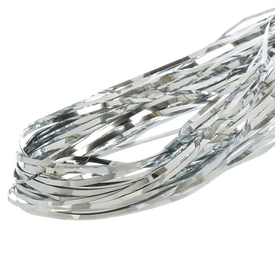 Дождик 20х100 см, серебро, 20-100