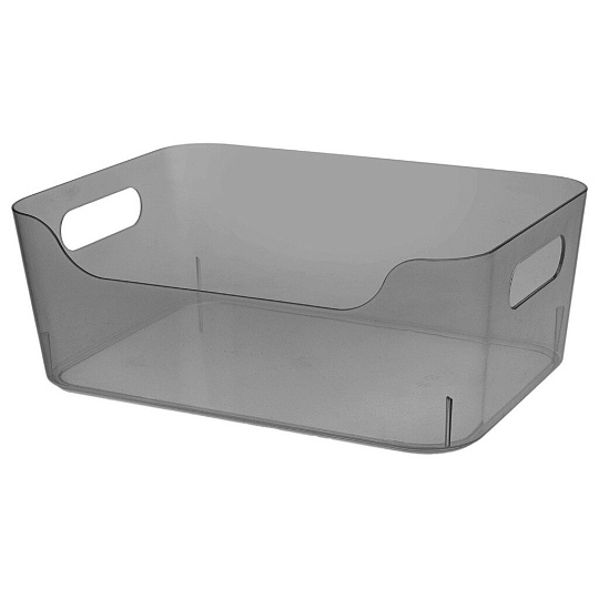 Контейнер для хранения универсальный, 3.1 л, 24х17х9 см, черный, Phibo, Scandi, 433237001