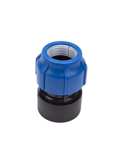 ПНД муфта d32х1 1/4", внутренняя резьба, соединительная, Valfex