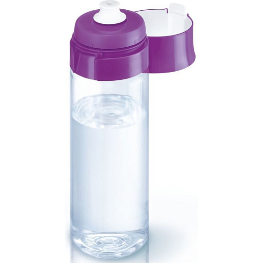 Фильтр-бутылка Brita, Fill&Go Vital, для холодной воды, 1 ступ, 0.6 л, фиолетовый, 1021535