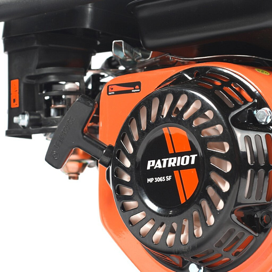 Мотопомпа бензиновая Patriot, 3 '', 5150 Вт, глубина погружения 7 м, максимальный напор 30 м, 65 м³/ч, 3065 SF