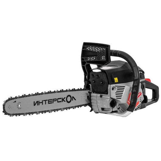 Бензопила Интерскол, 1,8кВт/3,6 л.с. шина 18"/45см, цепь 3/25"1,5мм/72зв, ПЦБ-18/58Л