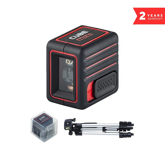 Уровень лазерный, самовыравнивание, со штативом, ADA, Cube Mini Professional Edition, А00462