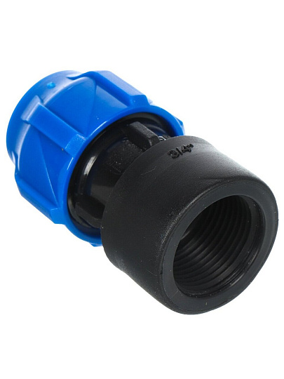 ПНД муфта d20х3/4", внутренняя резьба, соединительная, Valfex