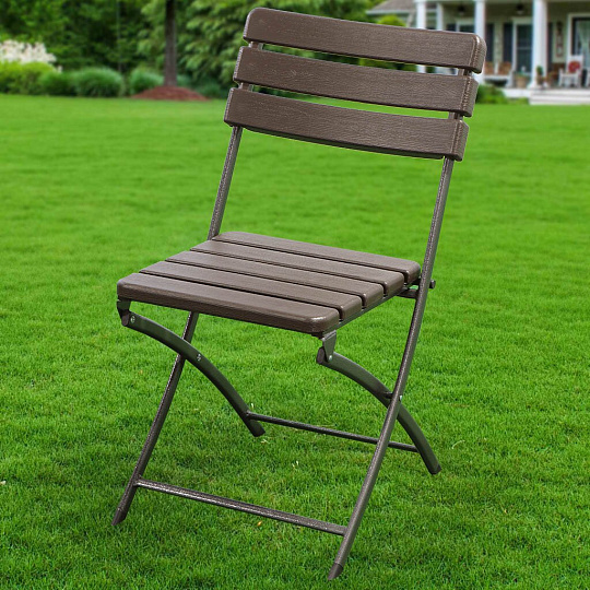 Стул садовый металл, пластик, Green Days, 82х56х46 см, 100 кг, к набору MZK-180+YC-043