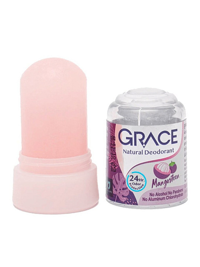 Дезодорант кристаллический Grace, Мангостин, для женщин, стик, 70 г