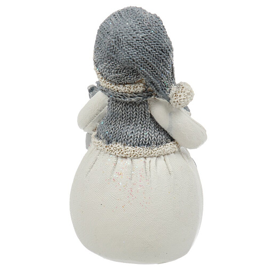 Фигурка декоративная полистоун, Снеговичок, 8х6х15.5 см, A020234