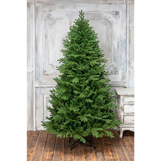 Елка новогодняя напольная, 210 см, Ванкувер, ель, зеленая, хвоя литая + ПВХ пленка, 147210, ЕлкиТорг