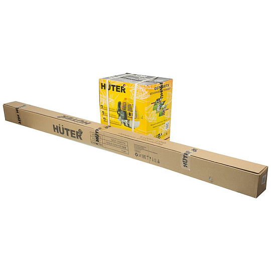 Триммер бензиновый, Huter, GGT-1500TX, 2 л.с., 48 куб.см, 1470 Вт, U-ручка, леска/нож, неразборный вал