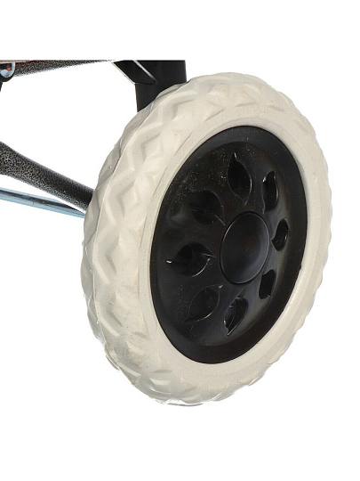 Тележка хозяйственная 89х34х28 см, металл, 30 кг, коричневая, складная, с сумкой, T2023-038